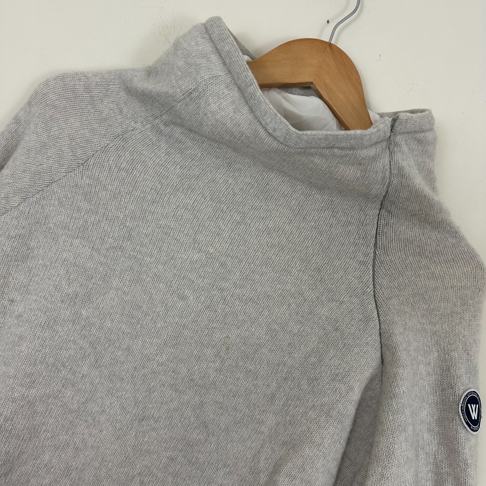 Holebrook Martina Windproof Sweater Light Grey Melange Thumbhole Sleeve Womens L